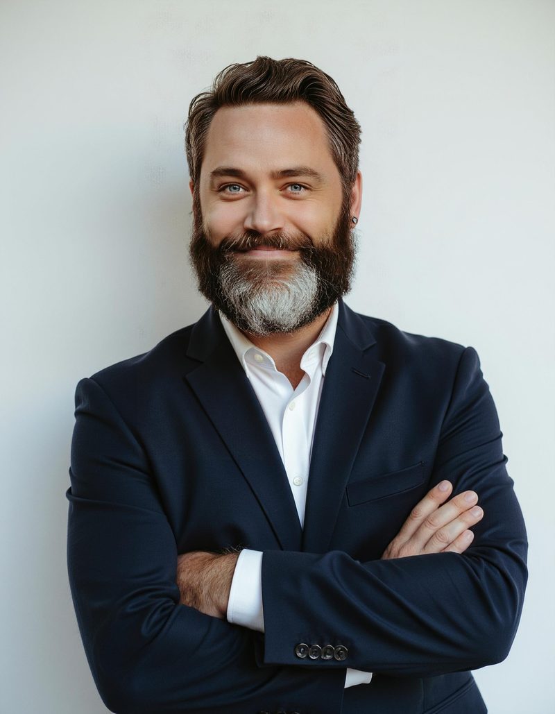 Нейрофото — бизнес-портрет мужчины